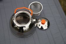 户外茶壶水壶1.1L便携式咖啡壶烧水壶野营钓鱼用品煮茶壶